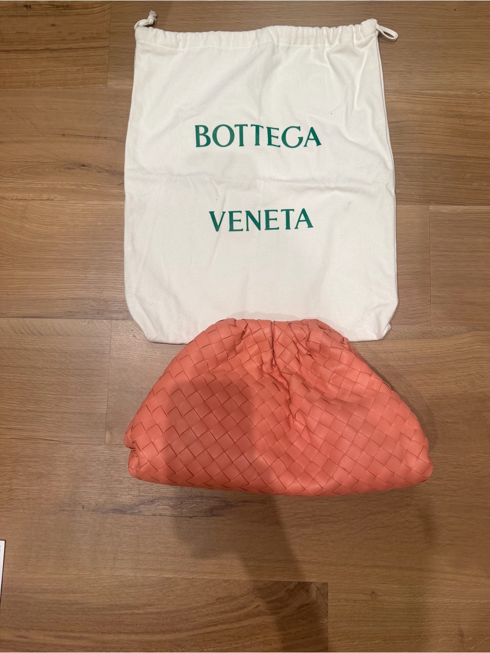 Bottega Veneta Coral Intrecciato The Pouch